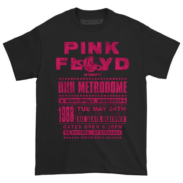 Pink Floyd Unisex Adult Metrodome ´88 T-Shirt