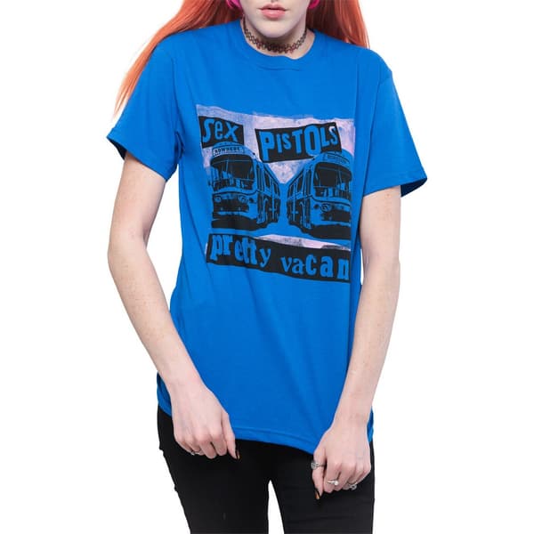 Sex Pistols Unisex Adult Pretty Vacant Coaches T-Shirt