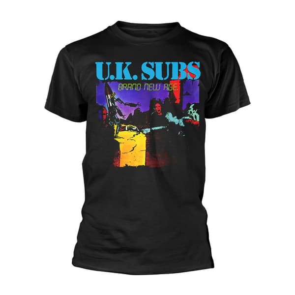UK Subs Unisex vuxen Brand New Age T-Shirt