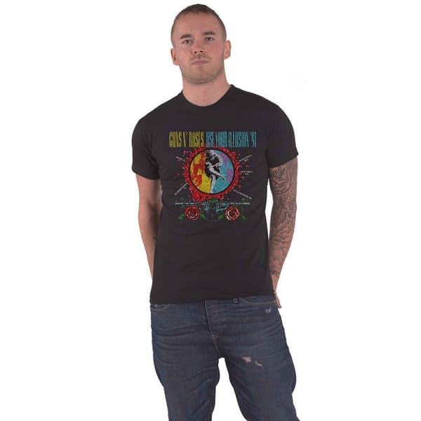 Guns N Roses Unisex T-shirt til voksne Splat