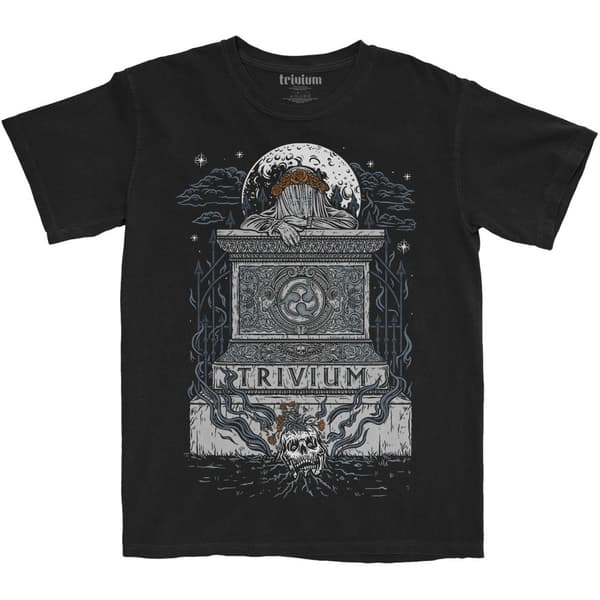 Trivium Unisex T-shirt i bomull för vuxna med Tomb Rise