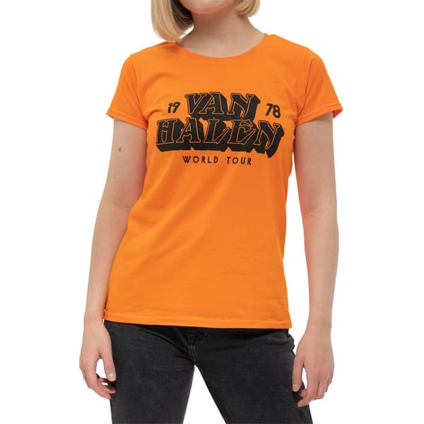 Van Halen Dame/Damer World Tour ´78 T-shirt