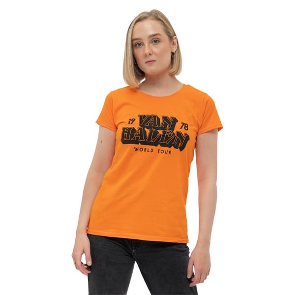 Van Halen Dame/Damer World Tour ´78 T-shirt