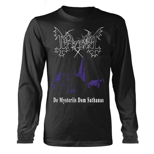 Mayhem Unisex Adult De Mysteriis Dom Sathanas Long-Sleeved T-Shirt