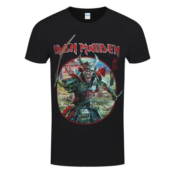 Iron Maiden Unisex Adult Senjutsu Eddie Warrior Circle T-Shirt