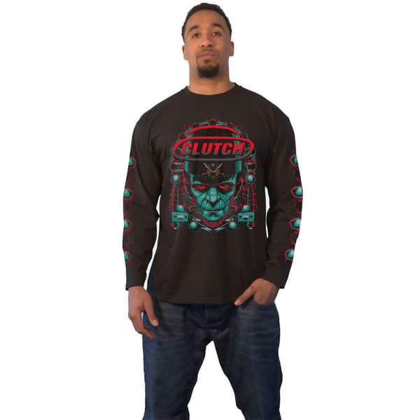 Clutch Unisex Adult Frankenstein Long-Sleeved T-Shirt