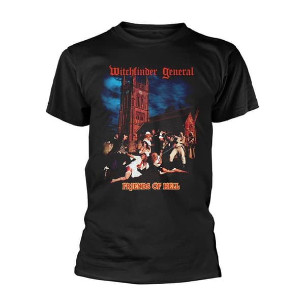 Witchfinder General Unisex Vuxen Vänner av helvetet T-Shirt