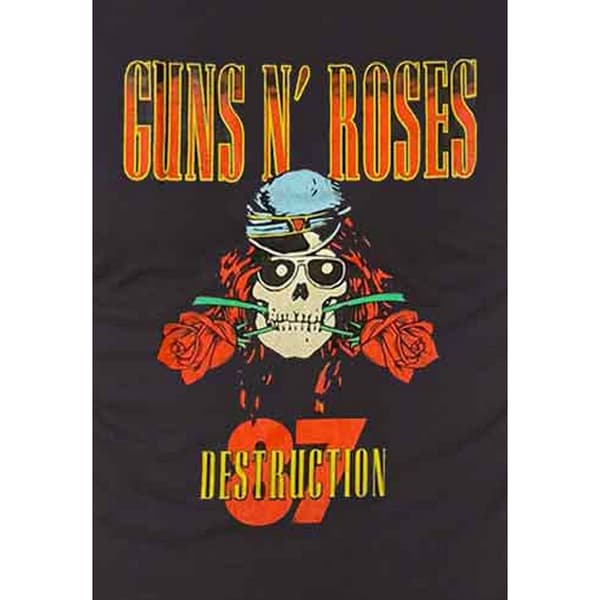 Guns N Roses Unisex vuxen Tour 87 bomulls-T-Shirt för vuxna