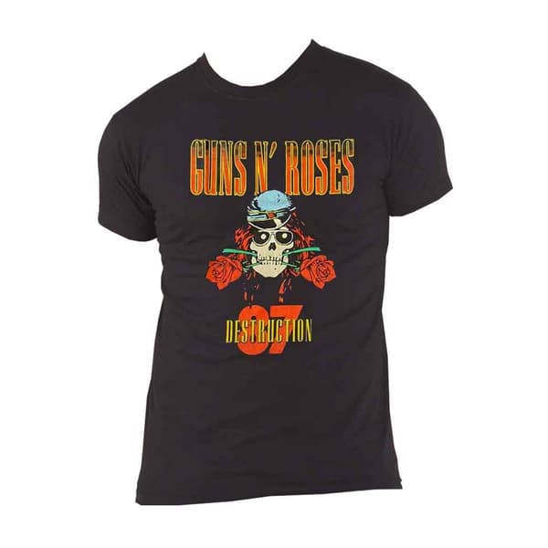 Guns N Roses Unisex vuxen Tour 87 bomulls-T-Shirt för vuxna