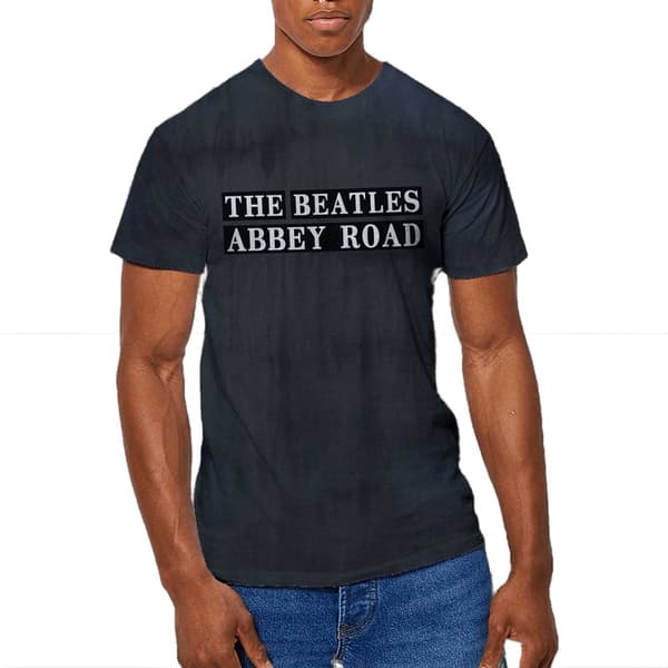 The Beatles Unisex Adult Abbey Road Sign Dip Dye T-Shirt