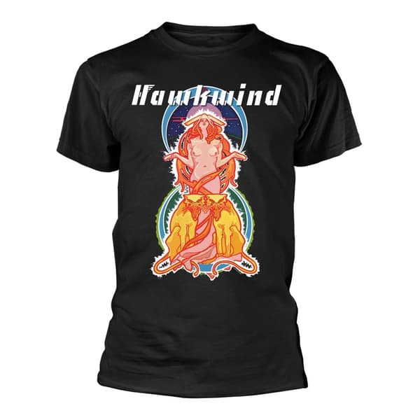 Hawkwind Unisex T-shirt med rumritual for voksne