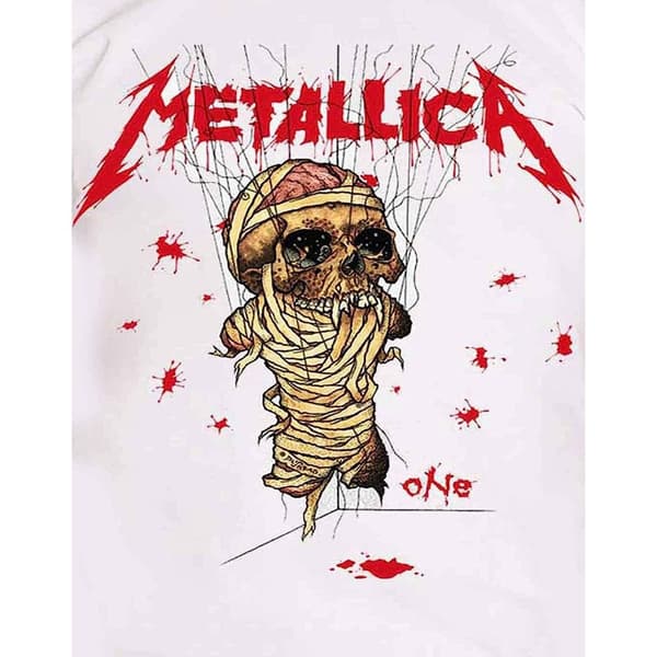 Metallica Unisex T-shirt för vuxna med en landmina