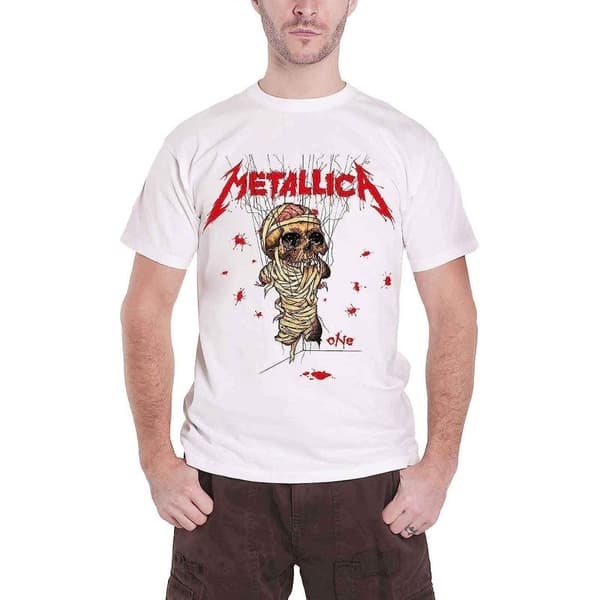 Metallica Unisex T-shirt för vuxna med en landmina