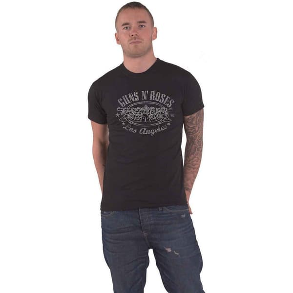 Guns N Roses Unisex Adult Embellished Logo T-Shirt