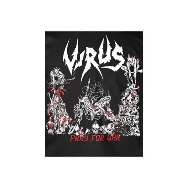 Virus Unisex T-shirt för vuxna som ber för krig