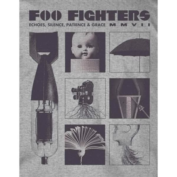 Foo Fighters Unisex T-shirt för vuxna ESP & G
