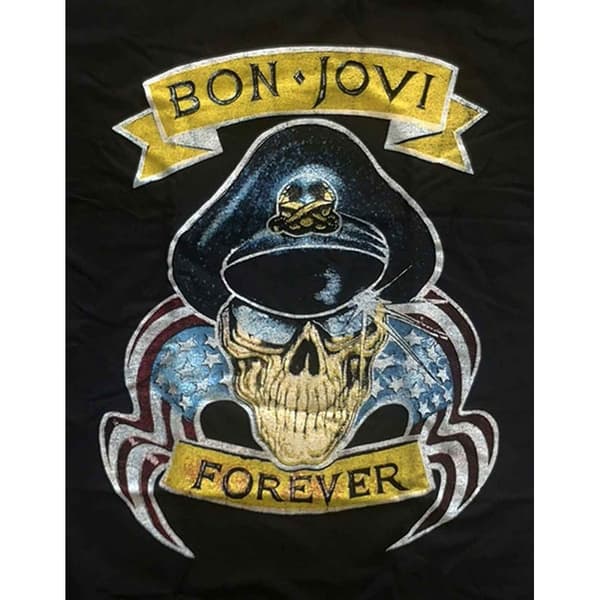 Bon Jovi Unisex Adult Forever Cotton T-Shirt