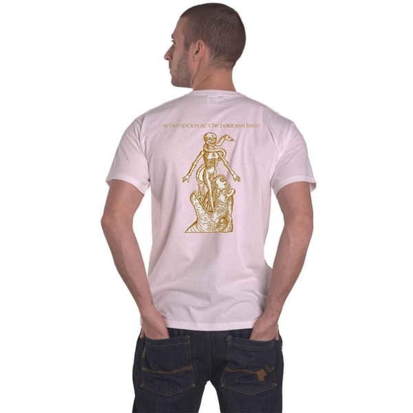 Primordial Unisex Adult Redemption At The Puritans Hand Back Print T-Shirt