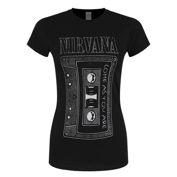 Nirvana Womens/Ladies Come As You Are Tape Cotton T-Shirt