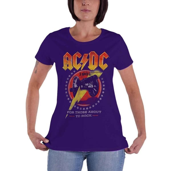 AC/DC Kvinnor/Damer för dem som är på väg att rocka ´81 T-Shirt