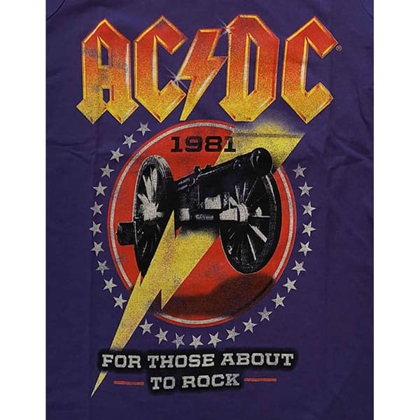 AC/DC Dame/kvinder til dem, der skal til at rocke ´81 T-shirt