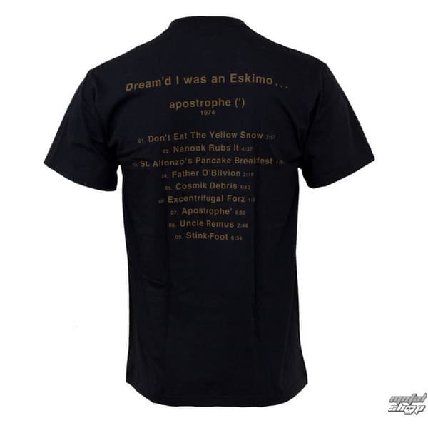 Frank Zappa Unisex T-shirt för vuxna med apostrof