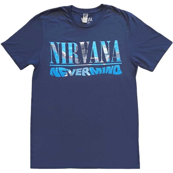 Nirvana Unisex vuxen Nevermind T-shirt med tryck på ryggen