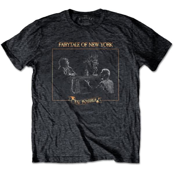 The Pogues Unisex Adult Fairytale Piano Heather T-Shirt