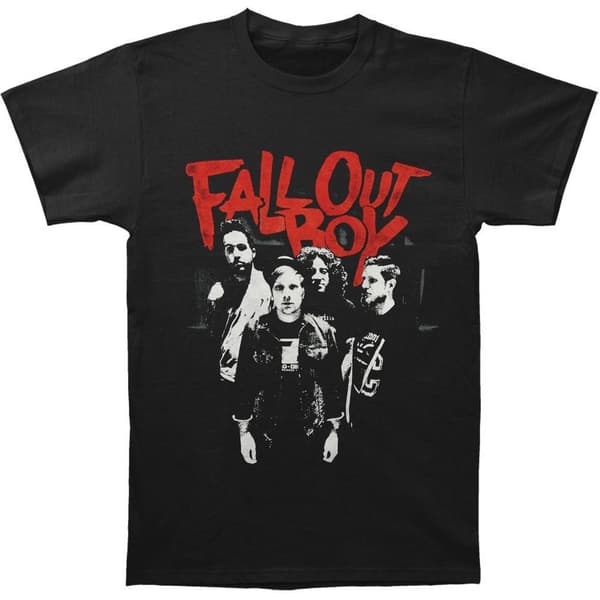 Fall Out Boy Unisex Punk Scratch T-shirt til voksne
