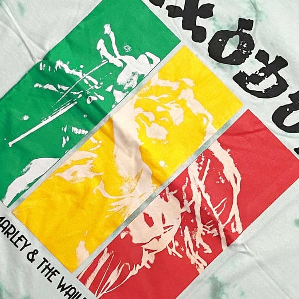 Bob Marley Unisex vuxen Rasta Colours Tie Dye T-Shirt för vuxna