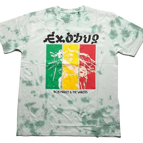 Bob Marley Unisex vuxen Rasta Colours Tie Dye T-Shirt för vuxna