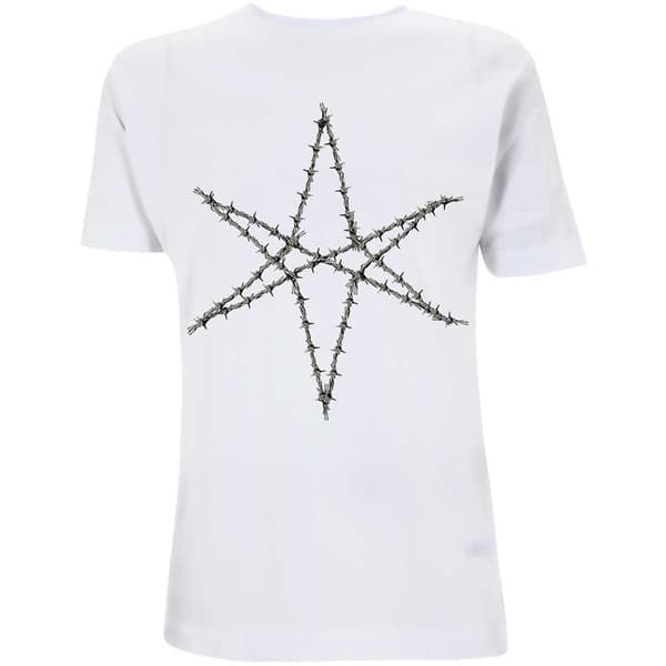 Bring Me The Horizon Unisex T-shirt med pigtråd til voksne White XL