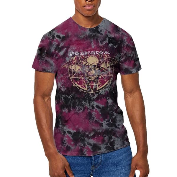 Avenged Sevenfold Unisex Adult Ritual Dip Dye T-Shirt