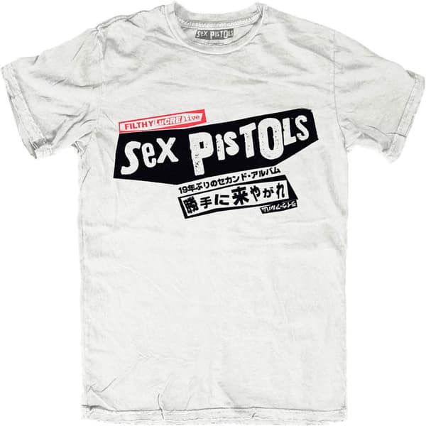 Sex Pistols Unisex Adult Filthy Lucre Japan Cotton T-Shirt