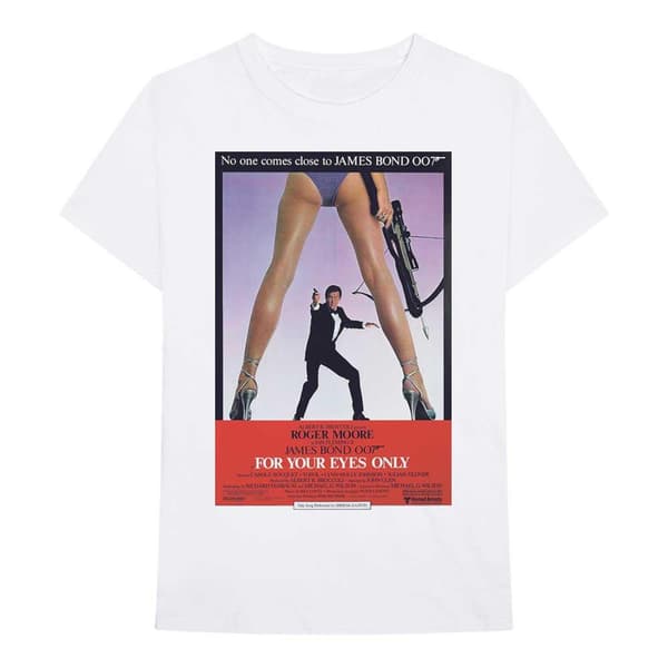 James Bond Unisex vuxen för dina ögon affisch T-Shirt