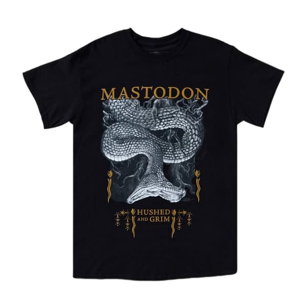 Mastodon Unisex Adult Hushed Snake Cotton T-Shirt