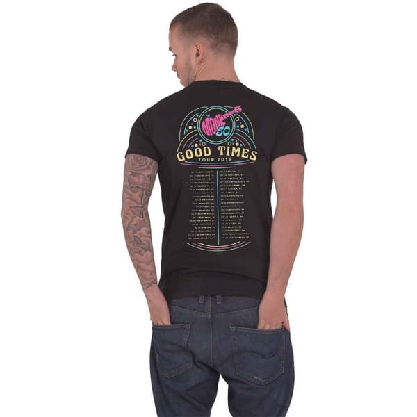 The Monkees Unisex Discography Guitar T-Shirt för vuxna