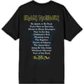 Miniatyrbilde 2 av 2: Iron Maiden Unisex Adult Fear Of The Dark Track List T-Shirt