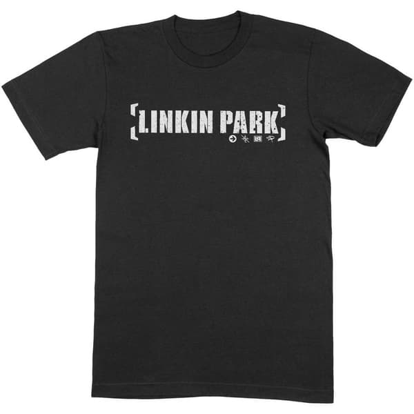 Linkin Park Unisex Adult Bracket Logo Cotton T-Shirt