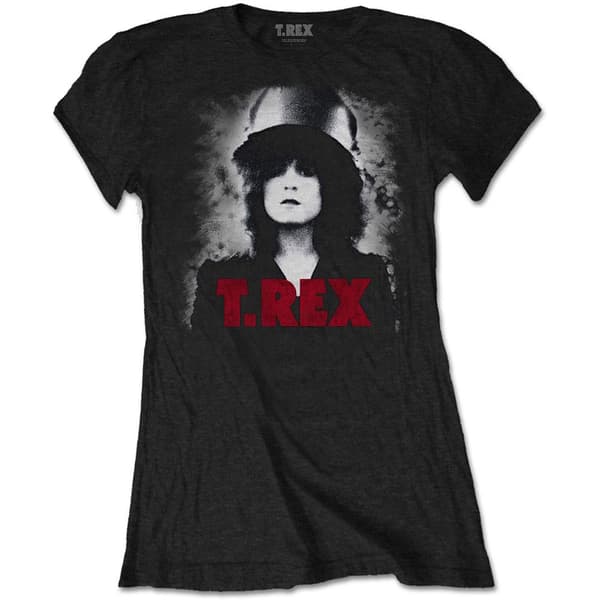 T-Rex Dame/kvinde Slider T-shirt i bomuld