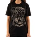 Miniatyrbilde 3 av 4: Queen Unisex Adult Ornate Crest Embellished T-Shirt