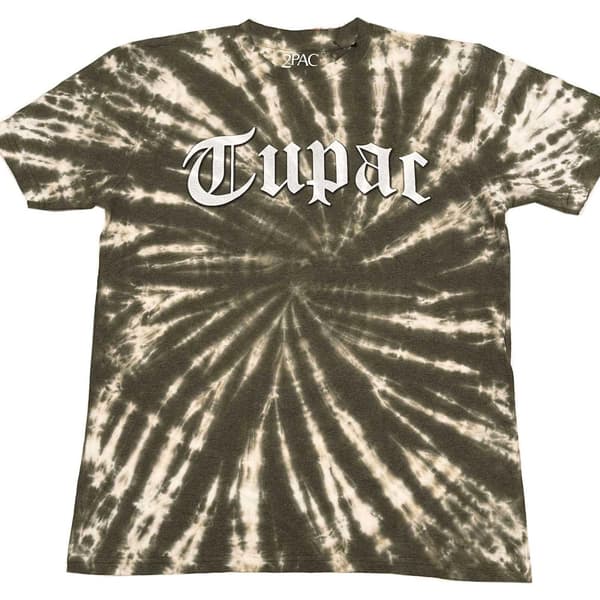 Tupac Shakur Unisex T-shirt med gotisk logo til voksne