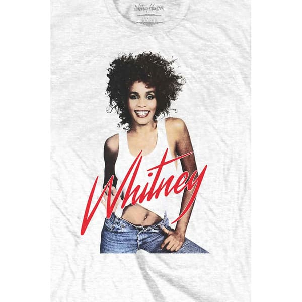 Whitney Houston Unisex T-shirt til voksne med lyst til at danse med fotografi