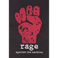 Pikkukuva 3 / 3: Rage Against the Machine Unisex Adult Red Fist Back Print Cotton T-Shirt