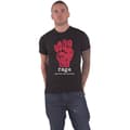 Pikkukuva 1 / 3: Rage Against the Machine Unisex Adult Red Fist Back Print Cotton T-Shirt