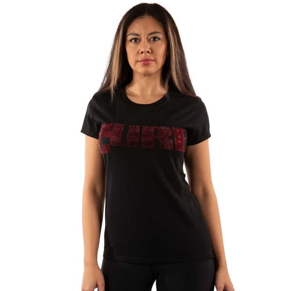 The Cure Womens/Ladies Embellished Logo T-Shirt