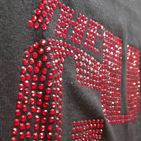The Cure Womens/Ladies Embellished Logo T-Shirt