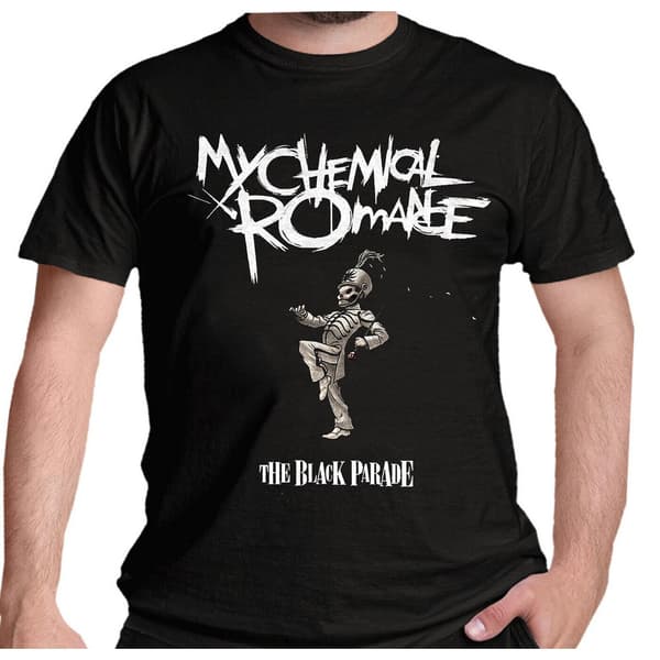 My Chemical Romance Unisex vuxen The Black Parade Cotton Plus T-Shirt Black 5XL
