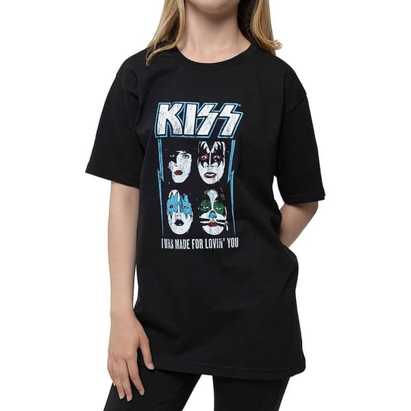 Kiss Childrens/Kids Made For Lovin´ You Cotton T-Shirt