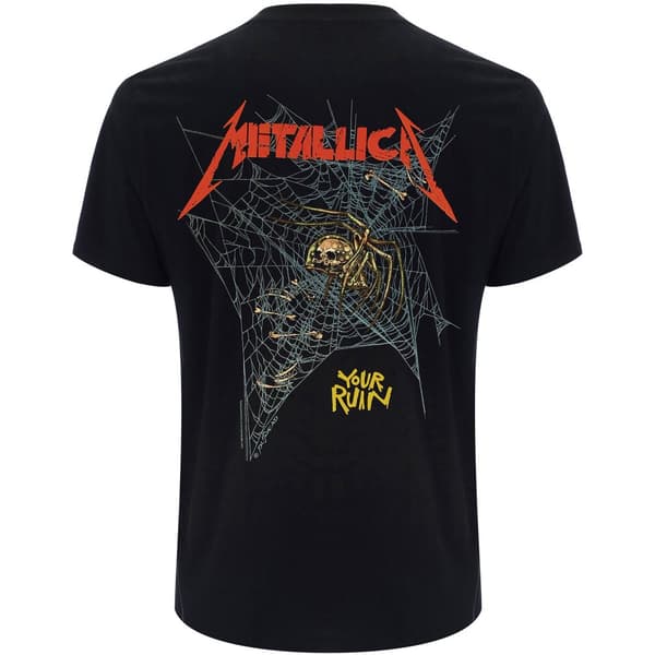 Metallica Unisex Adult Ruin/Struggle Cotton T-Shirt